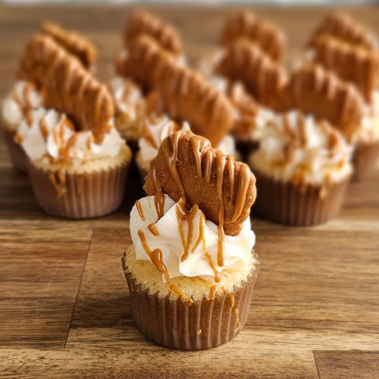 Biscoff Mini Cupcakes 12 Pack