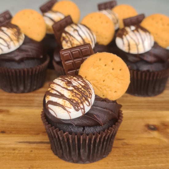 S'Mores Cupcakes 6 Pack