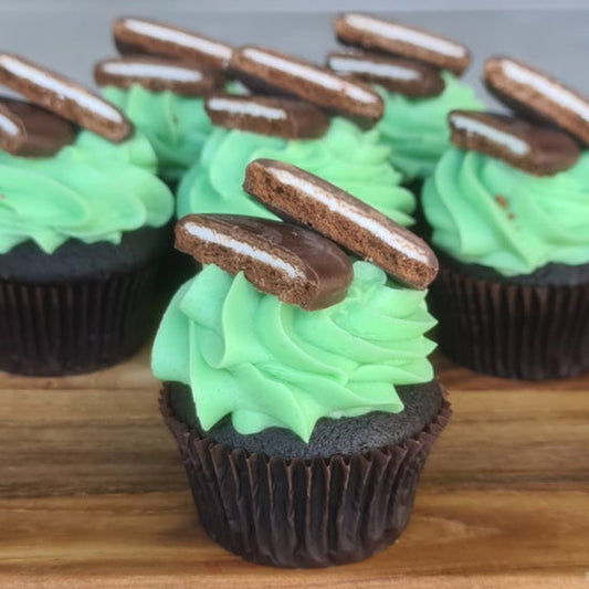Chocolate Mint Cupcakes 6 Pack