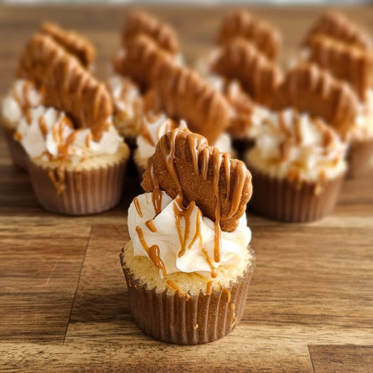 Biscoff Mini Cupcakes 12 Pack