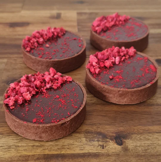 Chocolate Raspberry Tarts 6 Pack